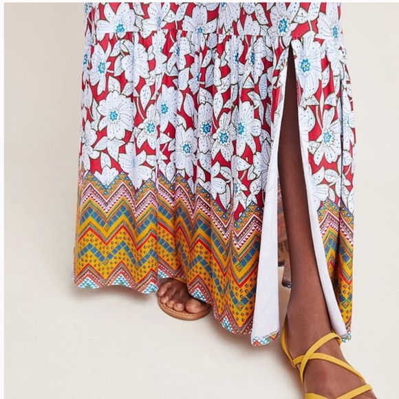 NWOT Anthropologie Auden Floral Maxi Dress - Picture 3 of 16